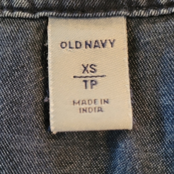 OLD NAVY Light-Weight Blue Denim Dress, Size Generous XS - Picture 8 of 12